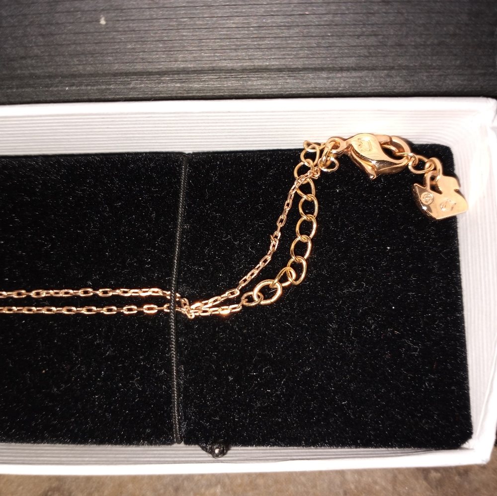 Swarovski Necklace Crystal Rose Gold - Picture 5 of 7